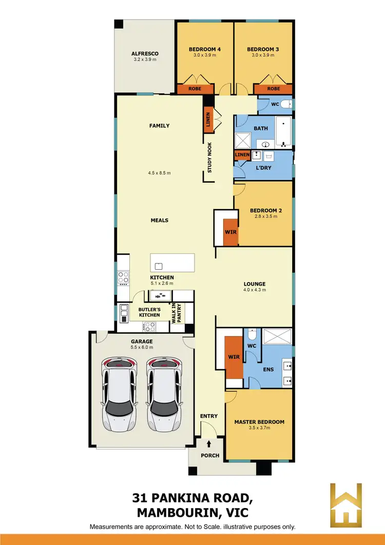 Floorplan of Homely house listing, 31 Pankina Road, Mambourin VIC 3024