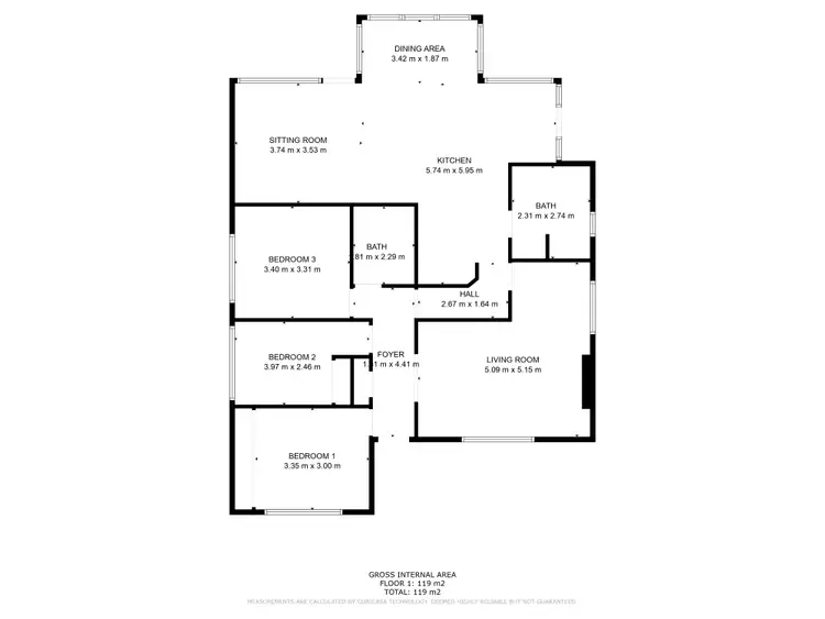 Floorplan of Homely house listing, 596 Welsh Street, Lavington NSW 2641