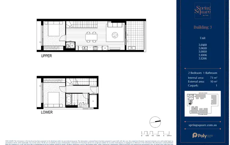 Floorplan of Homely apartment listing, 3-0610/32 Kitchener Parade, Bankstown NSW 2200