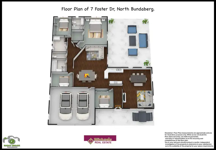 Floorplan of Homely house listing, 7 Foster Drive, Bundaberg North QLD 4670