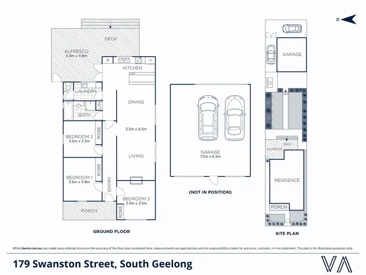 Floorplan of Homely house listing, 179 Swanston Street, South Geelong VIC 3220