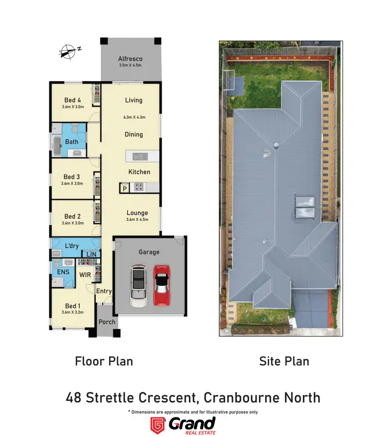 Floorplan of Homely house listing, 48 Strettle Crescent, Cranbourne North VIC 3977