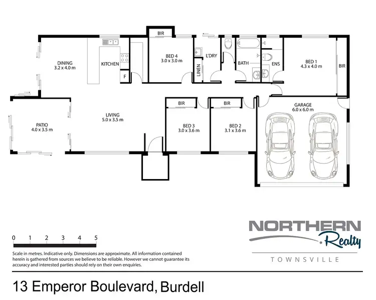 Floorplan of Homely house listing, 13 Emperor Boulevard, Burdell QLD 4818