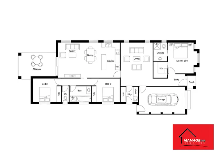 Floorplan of Homely house listing, 85 ORMISTON CIRCUIT, Harrison ACT 2914