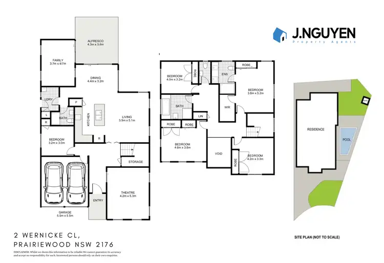 Floorplan of Homely house listing, 2 Wernicke Close, Prairiewood NSW 2176