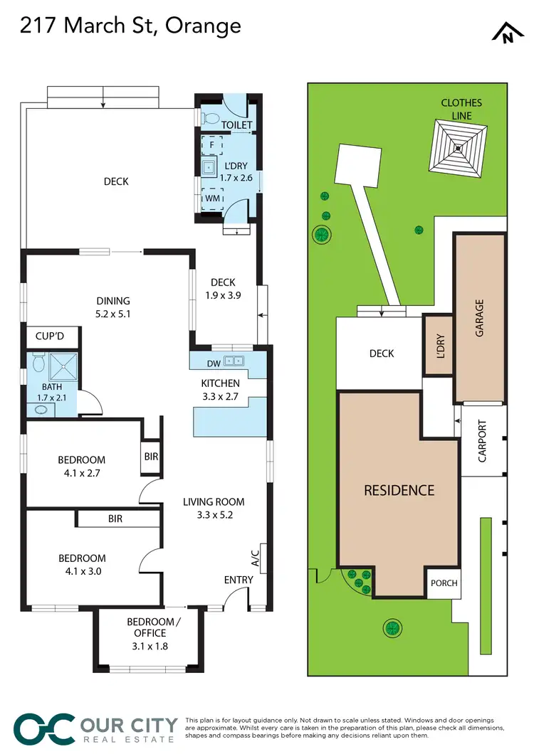 Floorplan of Homely house listing, 217 March Street, Orange NSW 2800