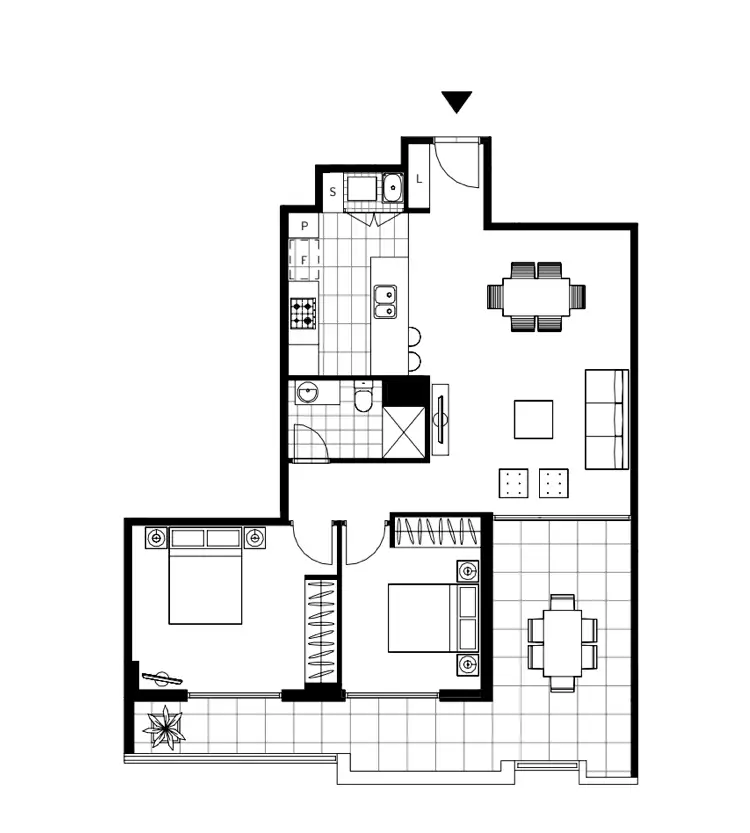 Floorplan of Homely apartment listing, 318/131 Ross Street, Forest Lodge NSW 2037