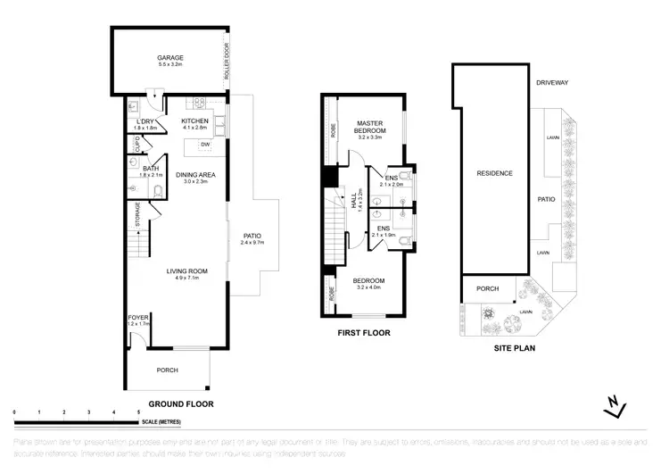 Floorplan of Homely townhouse listing, 27C Livingstone Street, Coburg North VIC 3058