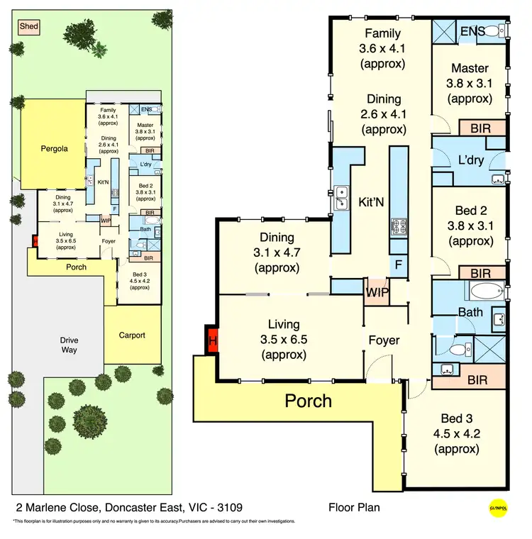 Floorplan of Homely house listing, 2 Marlene Close, Doncaster East VIC 3109