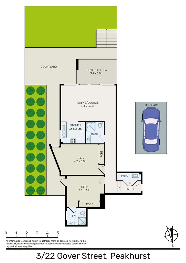 Floorplan of Homely apartment listing, 3/22 Gover Street, Peakhurst NSW 2210