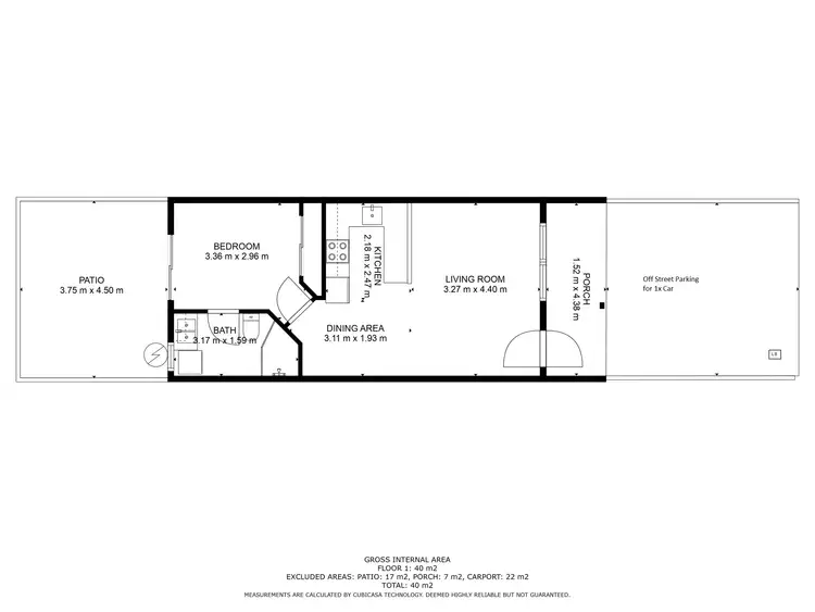 Floorplan of Homely unit listing, 3/2 Wittenoom Street, Piccadilly WA 6430