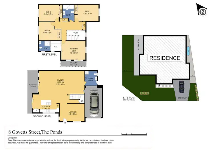 Floorplan of Homely house listing, 8 Govetts Street, The Ponds NSW 2769