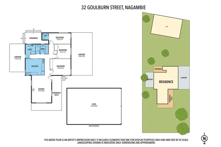 Floorplan of Homely house listing, 32 Goulburn St, Nagambie VIC 3608