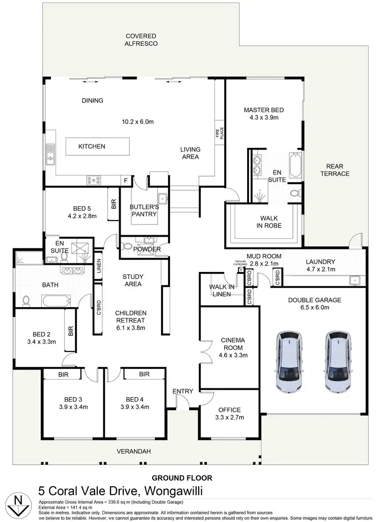 Floorplan of Homely house listing, 5 Coral Vale Drive, Wongawilli NSW 2530