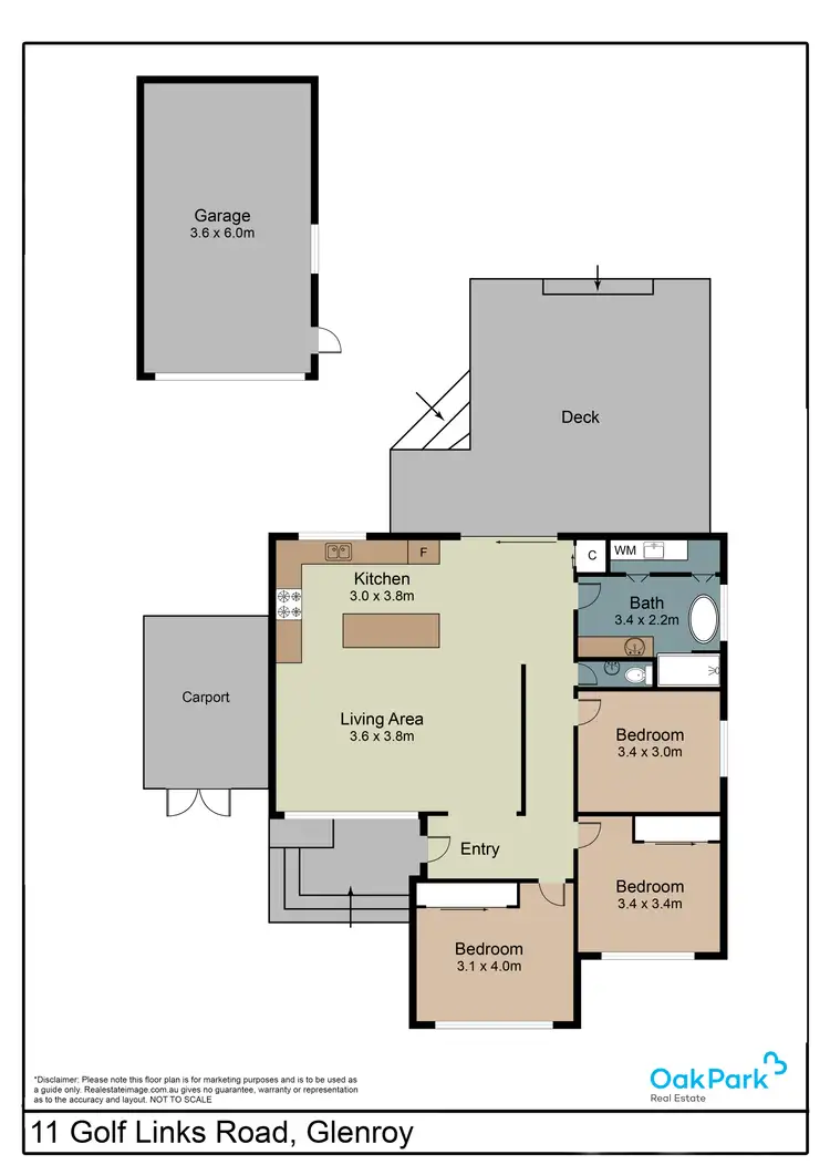 Floorplan of Homely house listing, 11 Golf Links Road, Glenroy VIC 3046