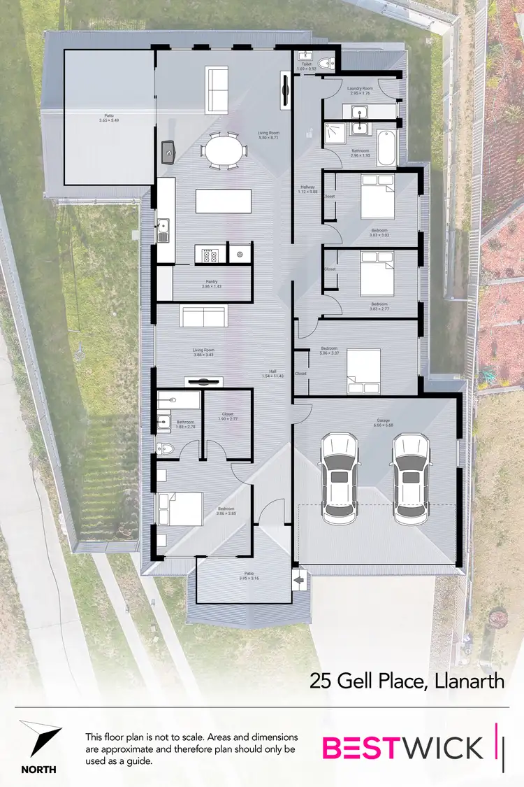 Floorplan of Homely house listing, 25 Gell Place, Abercrombie NSW 2795