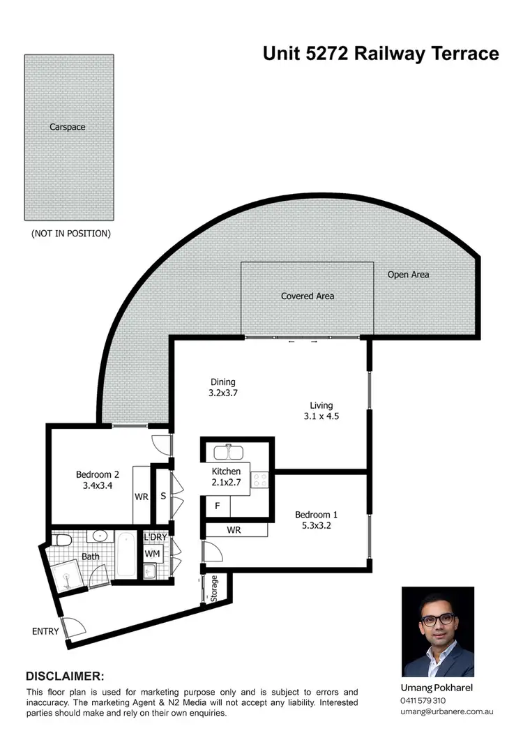 Floorplan of Homely apartment listing, 5/272-276 Railway Terrace, Guildford NSW 2161