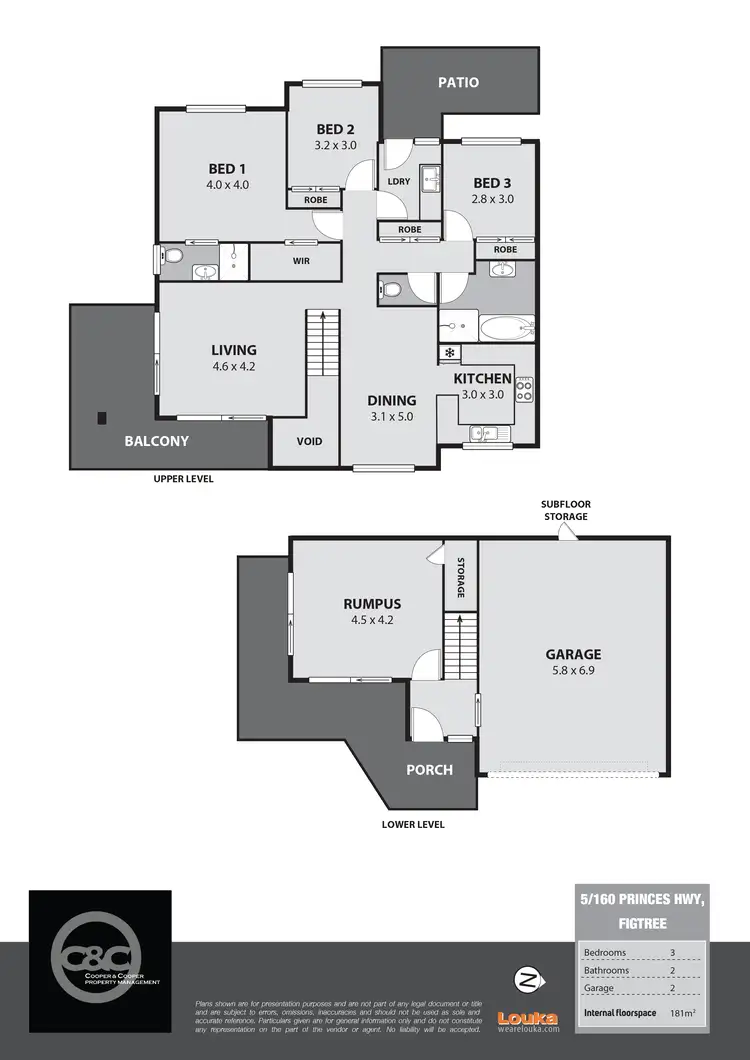 Floorplan of Homely townhouse listing, 5/160 Princes Highway, Figtree NSW 2525