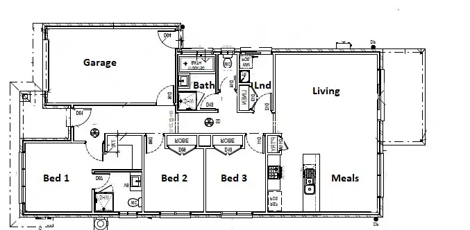 Floorplan of Homely house listing, 23 McMahon Street, Heathcote VIC 3523