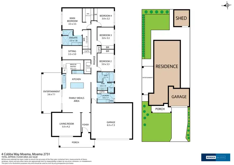 Floorplan of Homely house listing, 4 Cobba Way, Moama NSW 2731