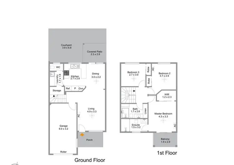 Floorplan of Homely townhouse listing, 44/27 Heathwood Street, Taigum QLD 4018