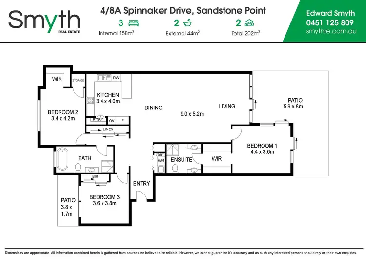 Floorplan of Homely apartment listing, 4/8a Spinnaker Drive, Sandstone Point QLD 4511