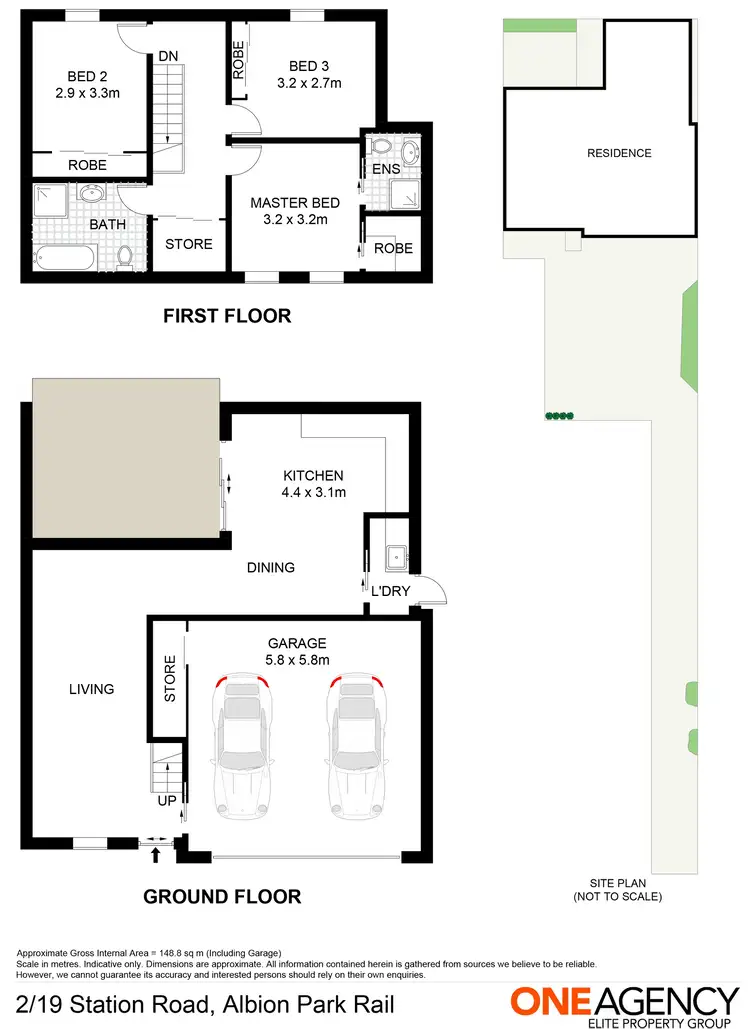 Floorplan of Homely villa listing, 2/19 Station Road, Albion Park Rail NSW 2527