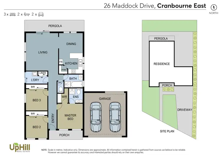 Floorplan of Homely house listing, 26 Maddock drive, Cranbourne East VIC 3977