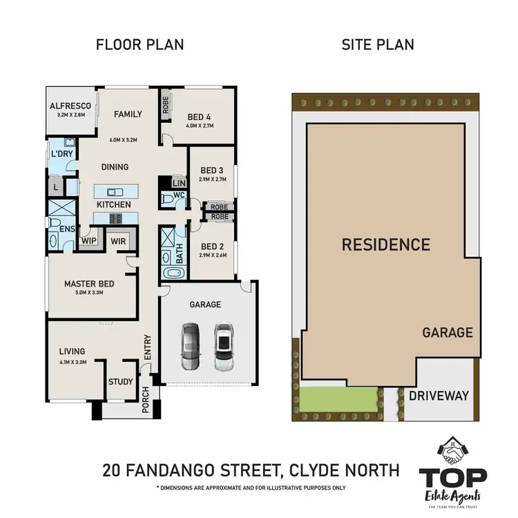 Floorplan of Homely house listing, 20 Fandango Street, Clyde North VIC 3978