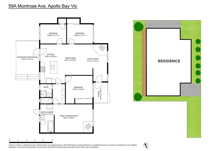Floorplan of Homely house listing, 59A Montrose Avenue, Apollo Bay VIC 3233