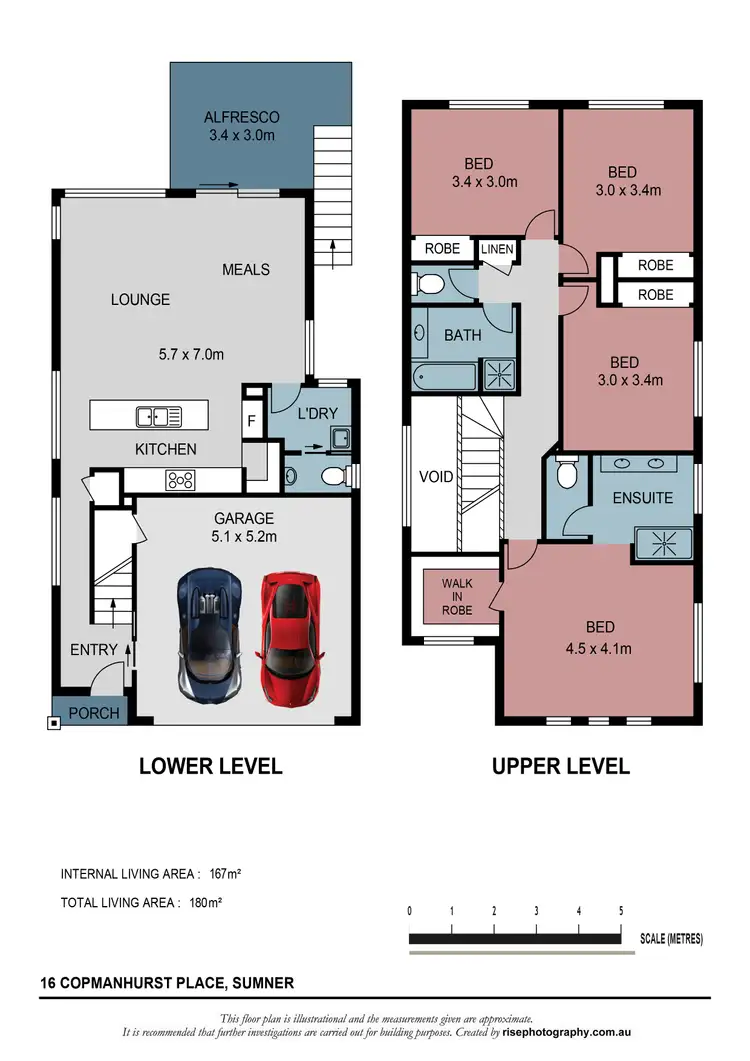 Floorplan of Homely house listing, 16 Copmanhurst Place, Sumner QLD 4074