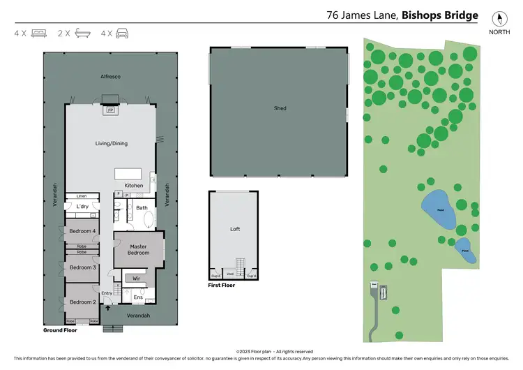 Floorplan of Homely house listing, 76 James Lane, Bishops Bridge NSW 2326