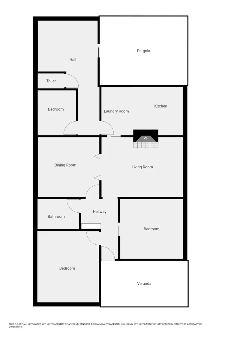 Floorplan of Homely house listing, 22 BEGGS STREET, Warracknabeal VIC 3393