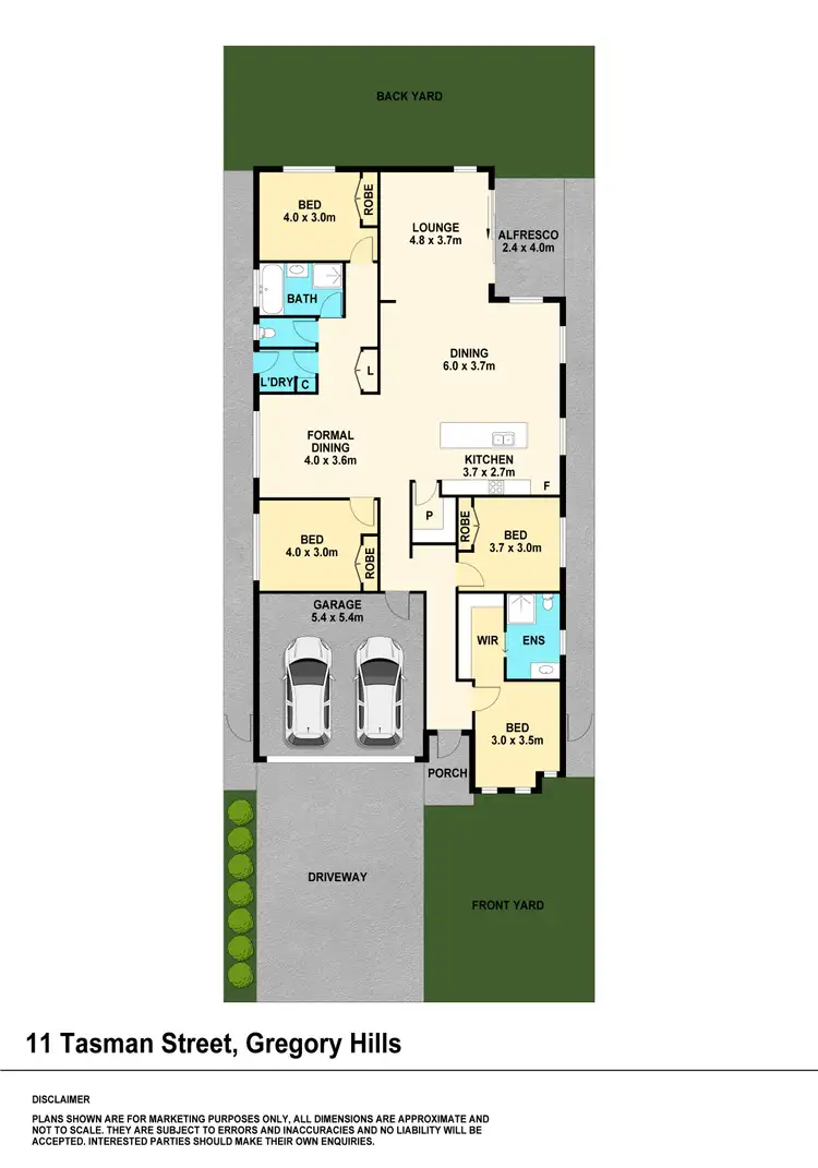 Floorplan of Homely house listing, 11 Tasman St, Gregory Hills NSW 2557