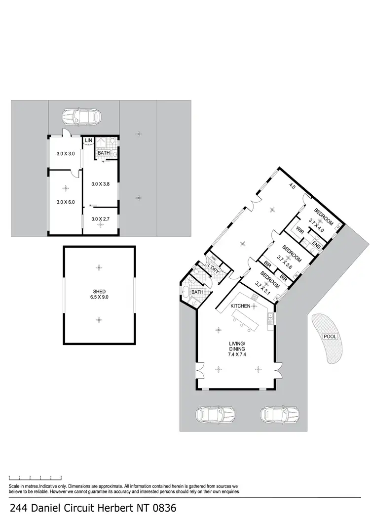 Floorplan of Homely rural property listing, 244 Daniel Circuit, Herbert NT 836