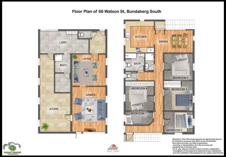 Floorplan of Homely house listing, 66 Watson St, Bundaberg South QLD 4670