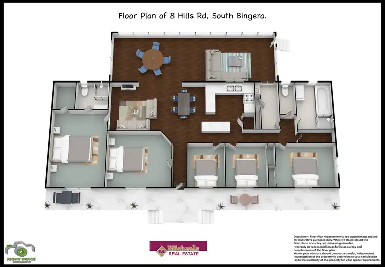 Floorplan of Homely house listing, 8 Hills Road, South Bingera QLD 4670