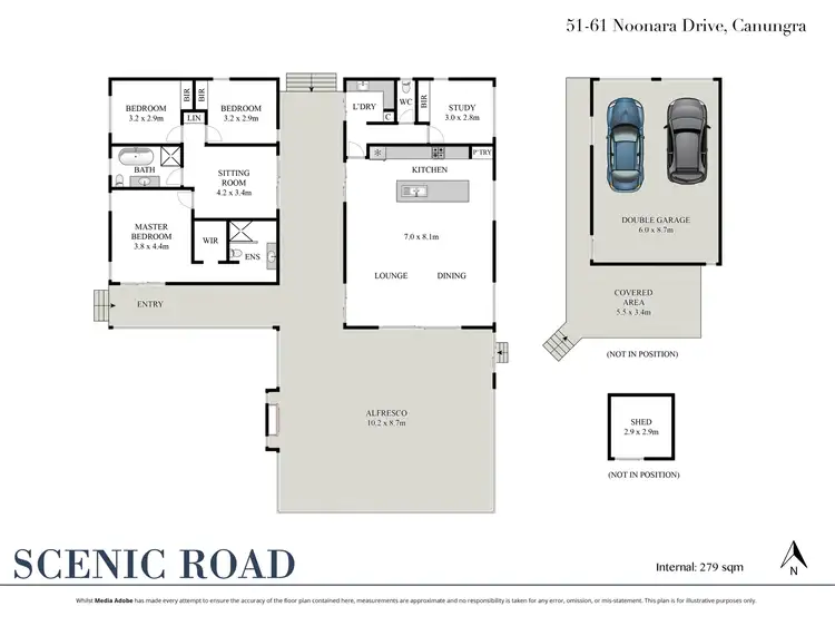 Floorplan of Homely rural property listing, 51-61 Noonara Drive, Wonglepong QLD 4275