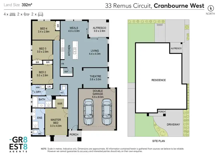 Floorplan of Homely house listing, 33 REMUS CIRCUIT, Cranbourne West VIC 3977