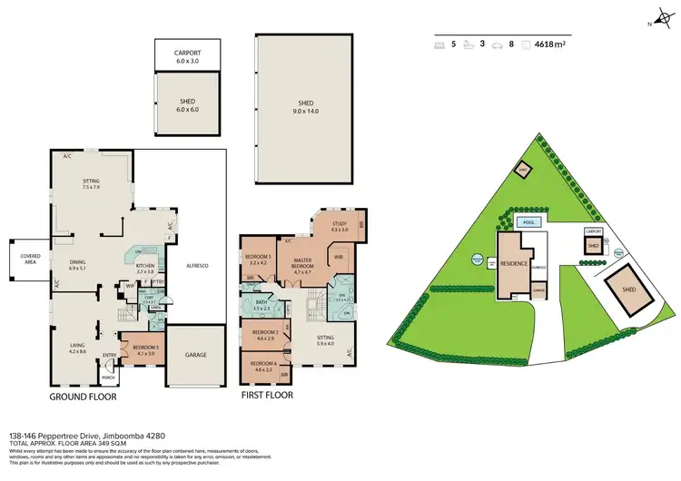 Floorplan of Homely house listing, 138-146 Peppertree Drive, Jimboomba QLD 4280