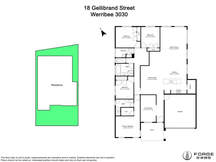 Floorplan of Homely house listing, 18 Gellibrand Street, Werribee VIC 3030