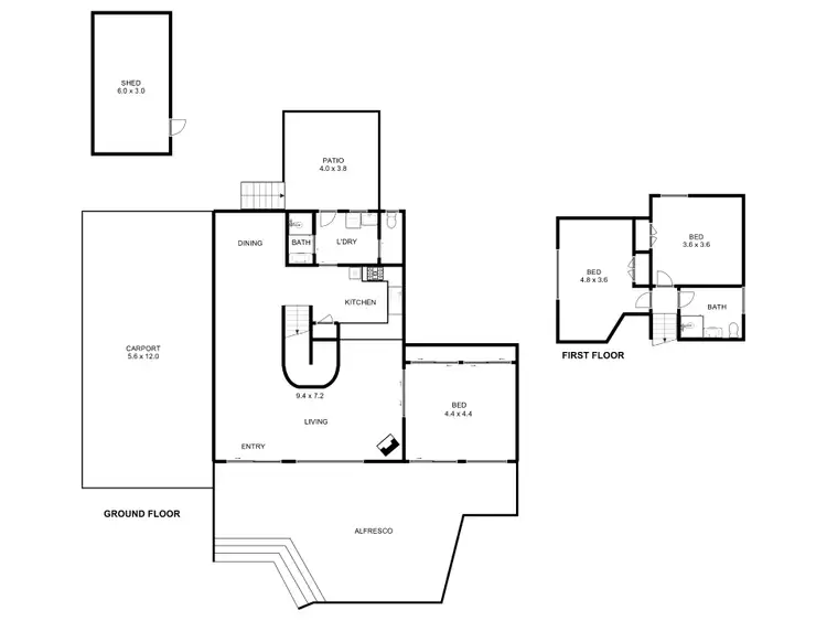 Floorplan of Homely house listing, 7 Fossickers Trail, Goughs Bay VIC 3723