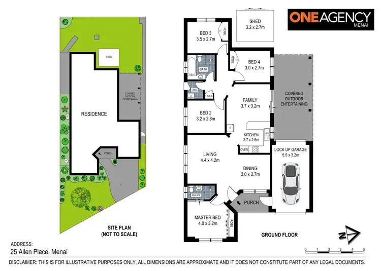 Floorplan of Homely house listing, 25 Allen Place, Menai NSW 2234