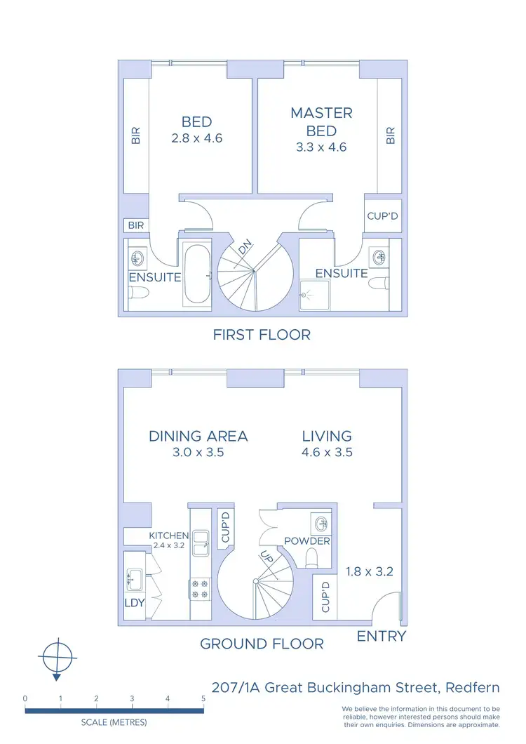 Floorplan of Homely apartment listing, 207/1a Great Buckingham Street, Redfern NSW 2016