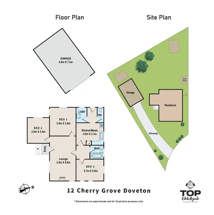 Floorplan of Homely house listing, 12 Cherry Grove, Doveton VIC 3177