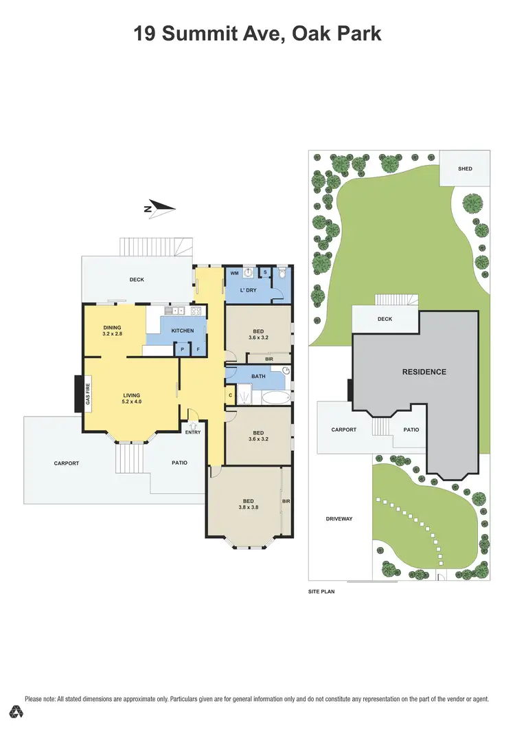 Floorplan of Homely house listing, 19 Summit Avenue, Oak Park VIC 3046