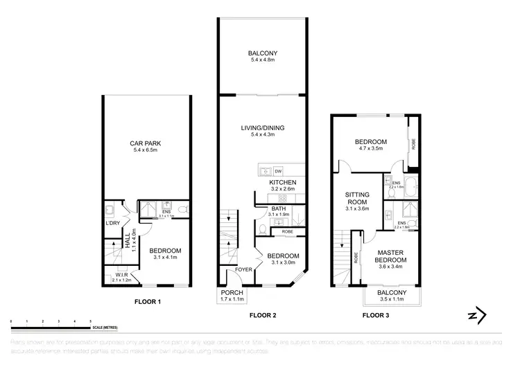 Floorplan of Homely townhouse listing, 19D Sapphire Street, Niddrie VIC 3042