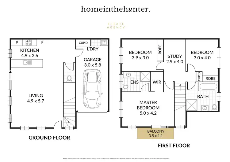 Floorplan of Homely semi-detached listing, 1 Bowline Street, Teralba NSW 2284