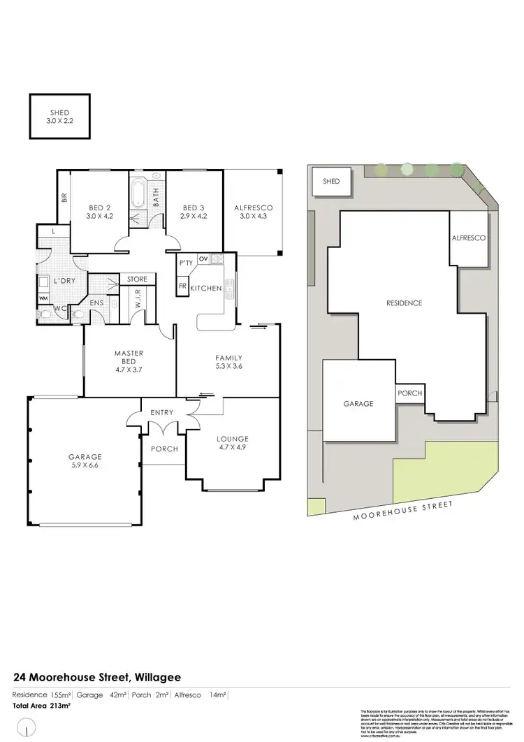Floorplan of Homely house listing, 24 Moorhouse Street, Willagee WA 6156