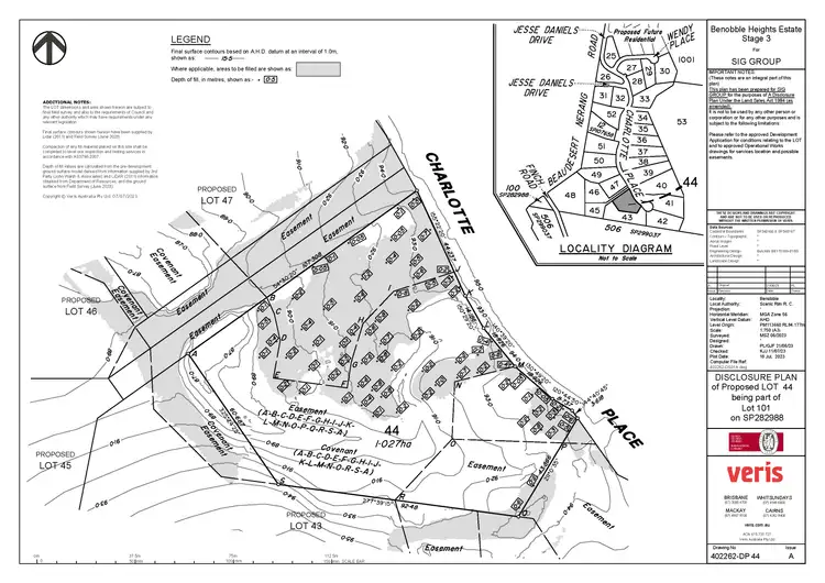 Floorplan of Homely land listing, LOT 44, 2558 Beaudesert Nerang Road, Canungra QLD 4275